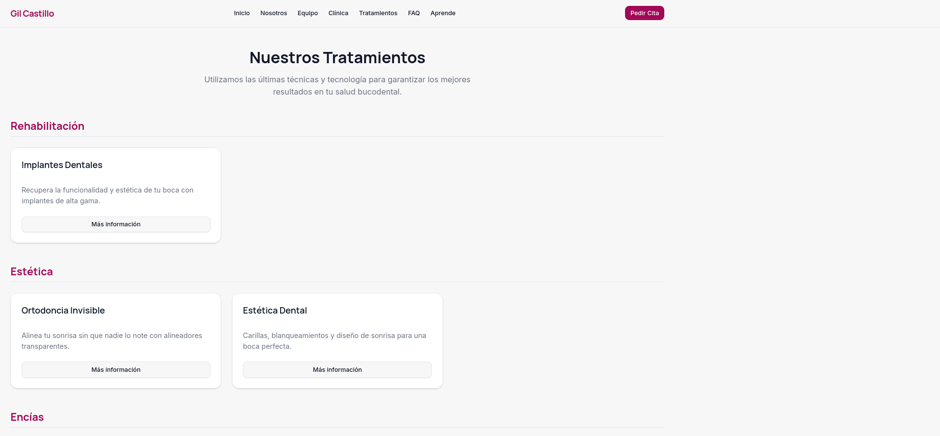 Web para Clínica Dental con 3D Interactivo | Landing Page + SEO Local screenshot 3