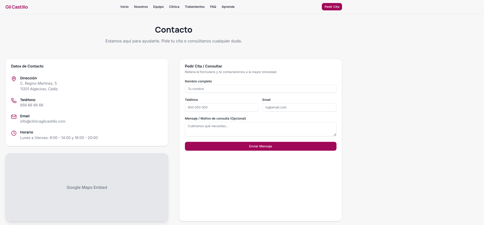 Web para Clínica Dental con 3D Interactivo | Landing Page + SEO Local screenshot 4