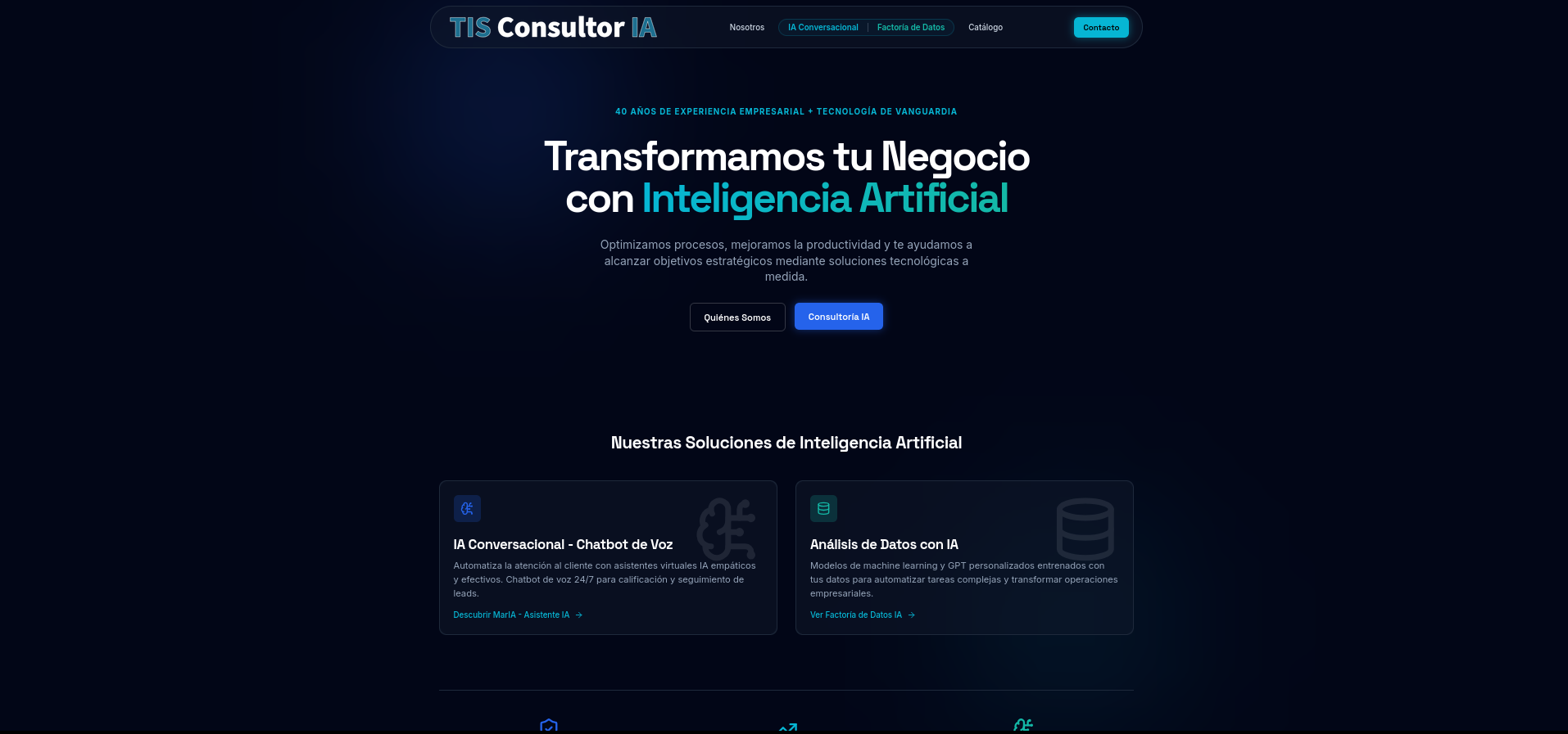 Diseño y desarrollo web corporativa para PyMEs + integración Odoo ERP | Consultoría IA