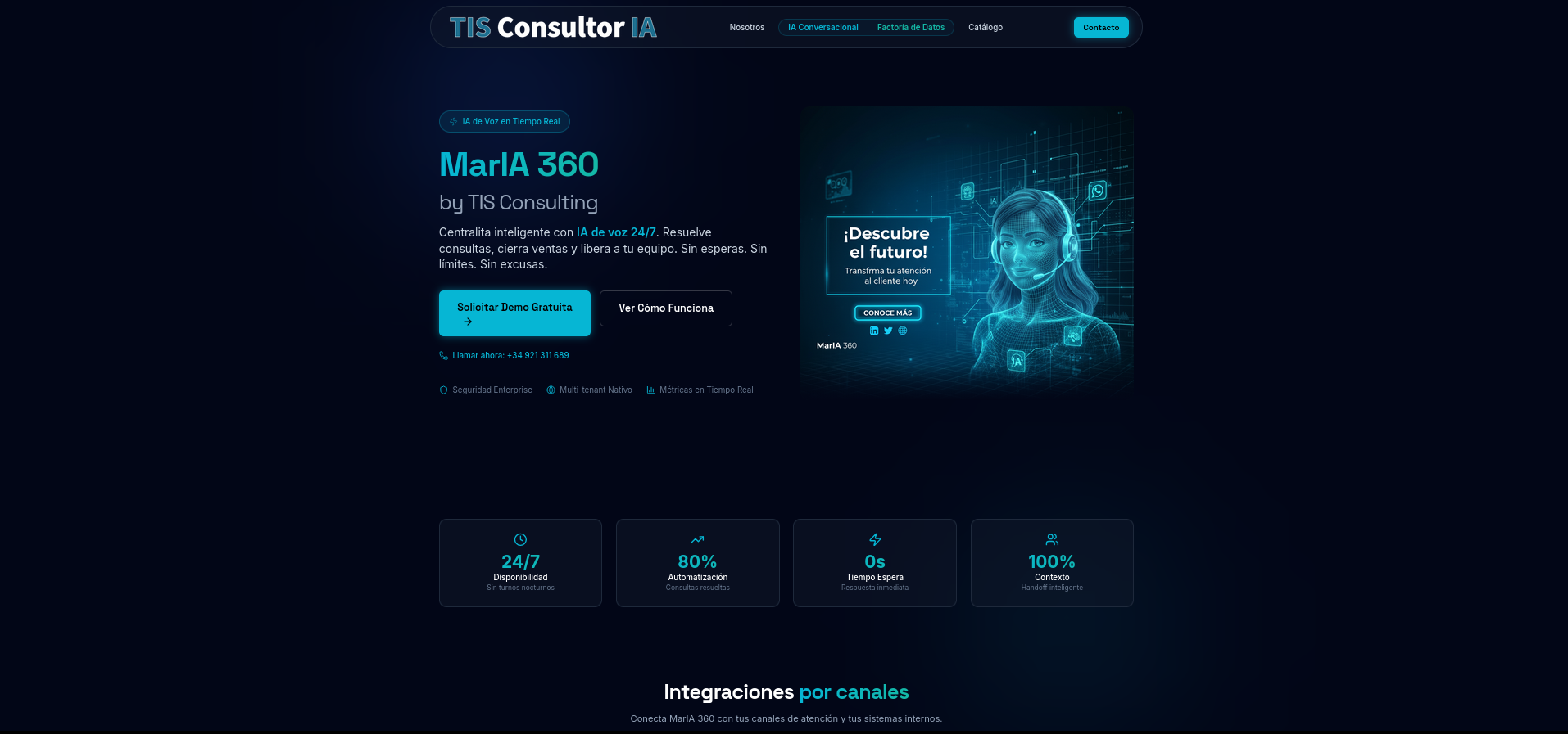 Diseño y desarrollo web corporativa para PyMEs + integración Odoo ERP | Consultoría IA screenshot 2