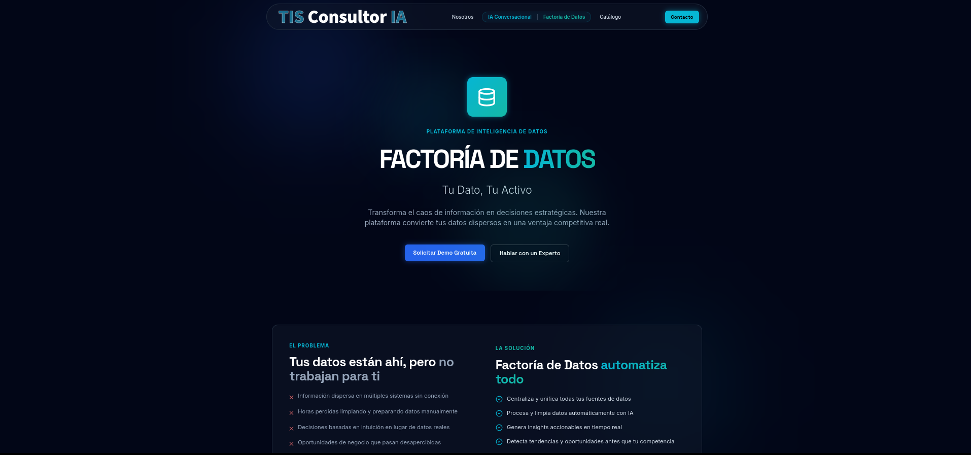 Diseño y desarrollo web corporativa para PyMEs + integración Odoo ERP | Consultoría IA screenshot 3