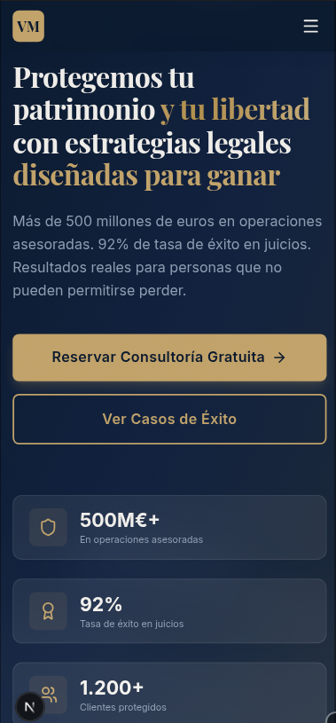 Pagina web para bufete de abogados (SEO local y alta conversion) screenshot 5